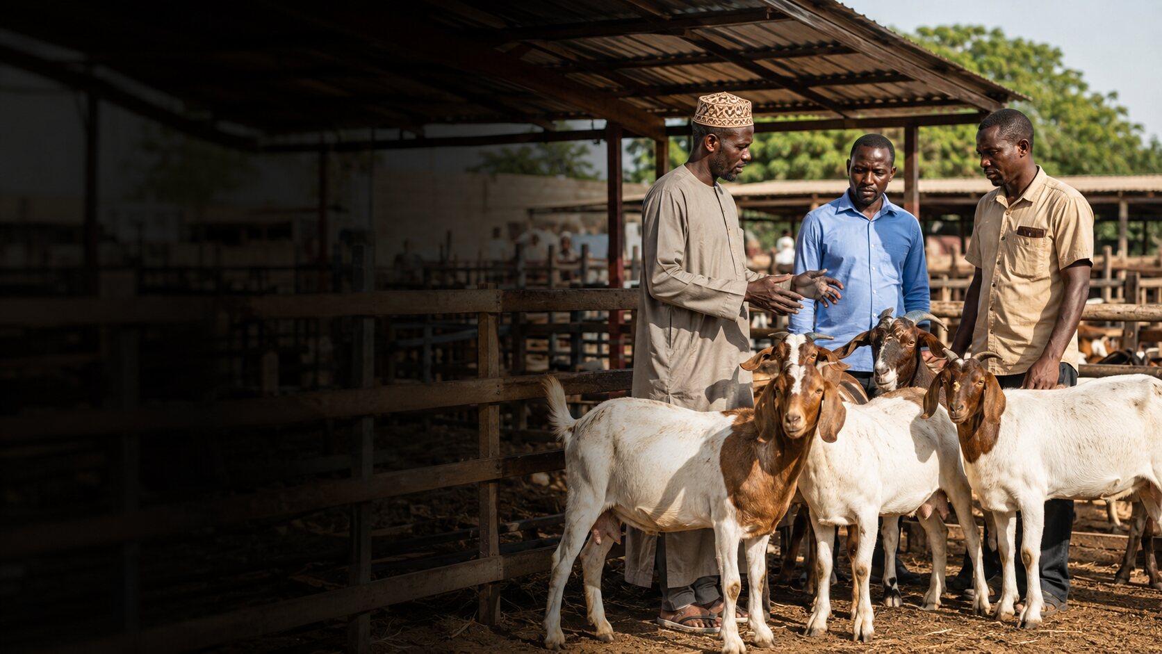 Quality meat goats in Ghana